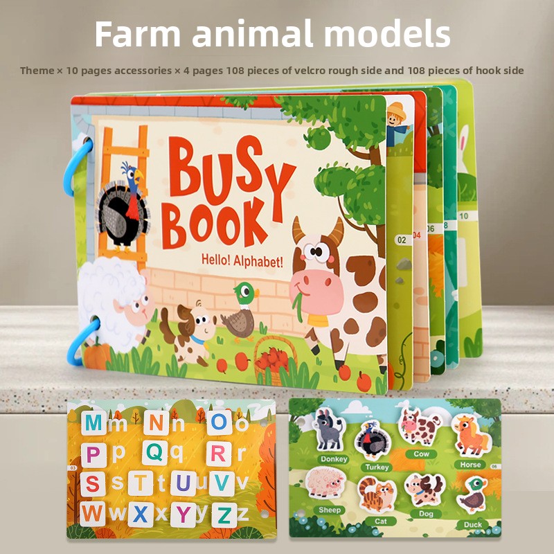Childrens Educational Reusable Sticker Book