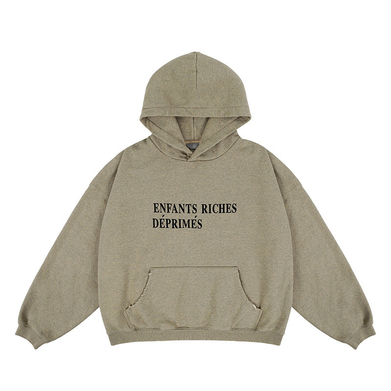 Gradient Fleece Hooded Sweatshirt