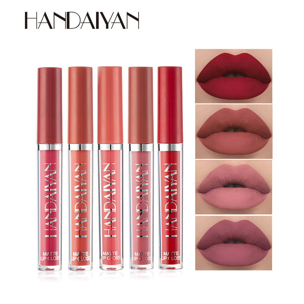 12-Color Matte Lip Glaze Liquid Lipstick