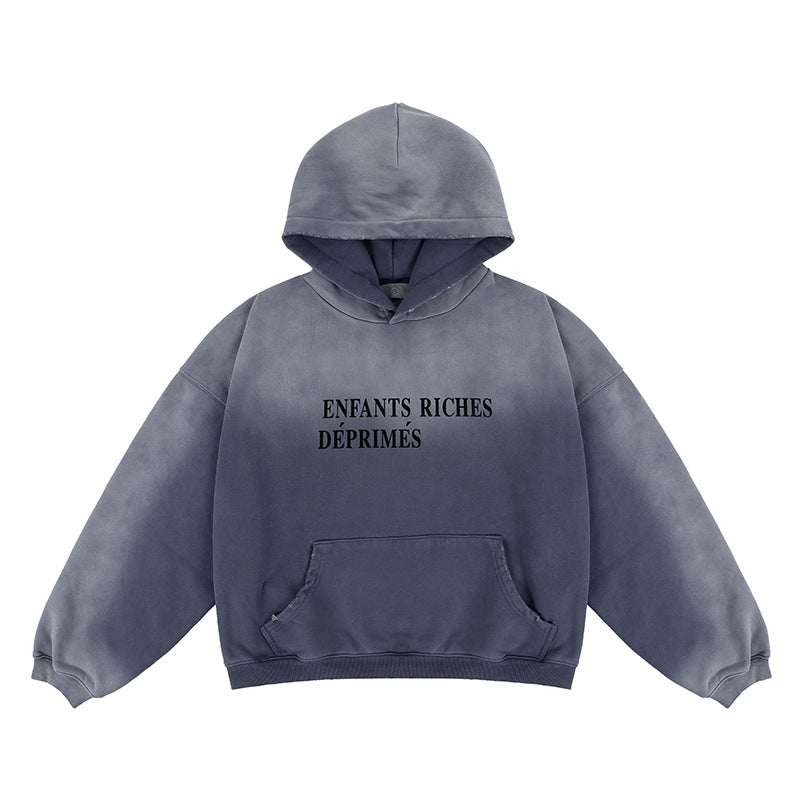 Gradient Fleece Hooded Sweatshirt