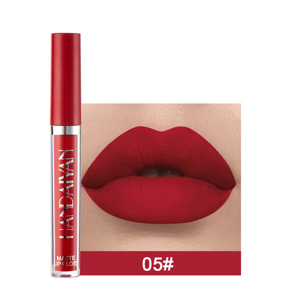12-Color Matte Lip Glaze Liquid Lipstick