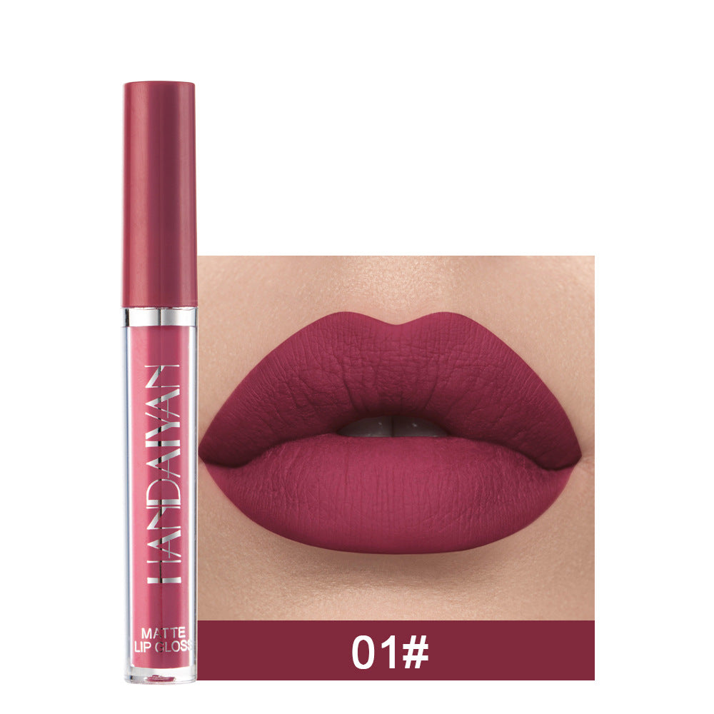 12-Color Matte Lip Glaze Liquid Lipstick