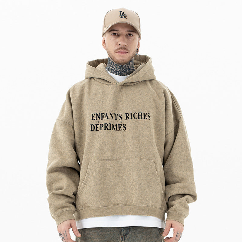 Gradient Fleece Hooded Sweatshirt