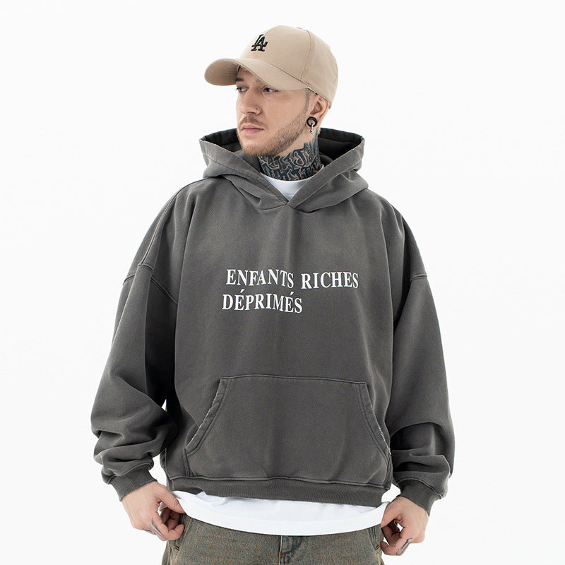 Gradient Fleece Hooded Sweatshirt