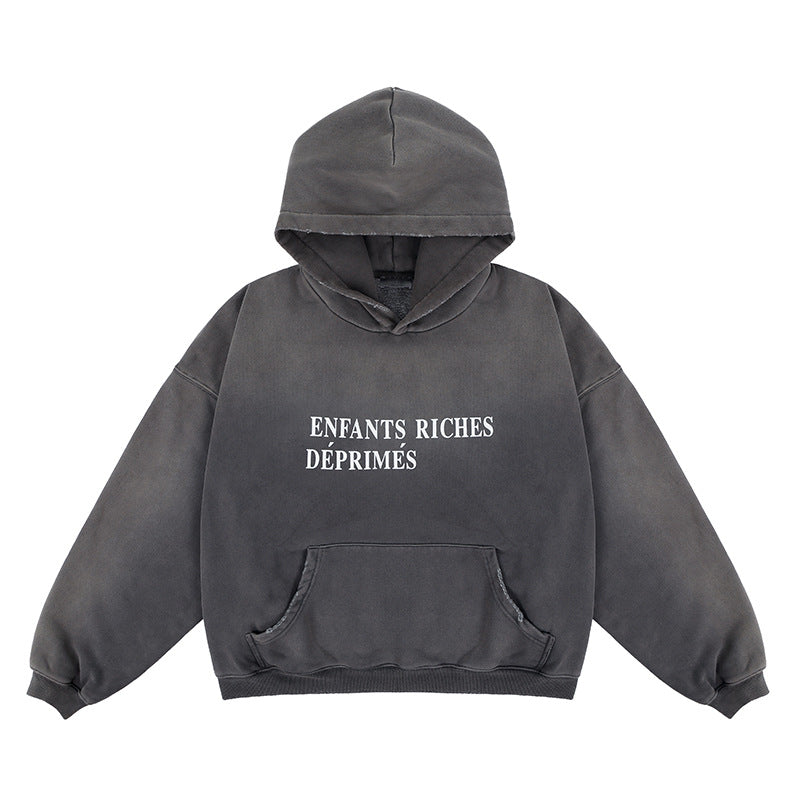 Gradient Fleece Hooded Sweatshirt