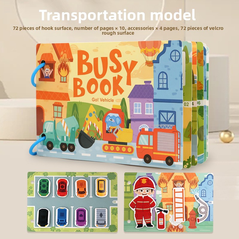 Childrens Educational Reusable Sticker Book
