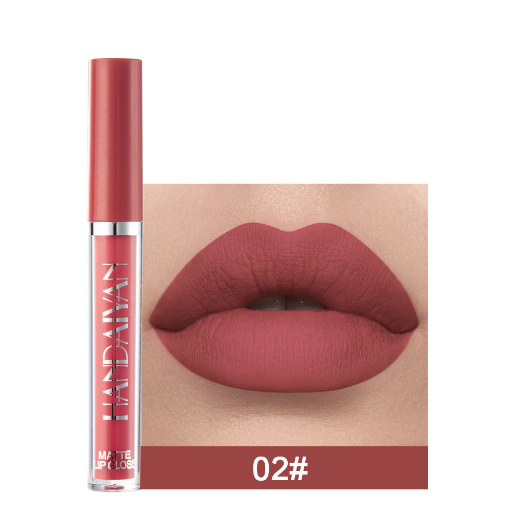 12-Color Matte Lip Glaze Liquid Lipstick