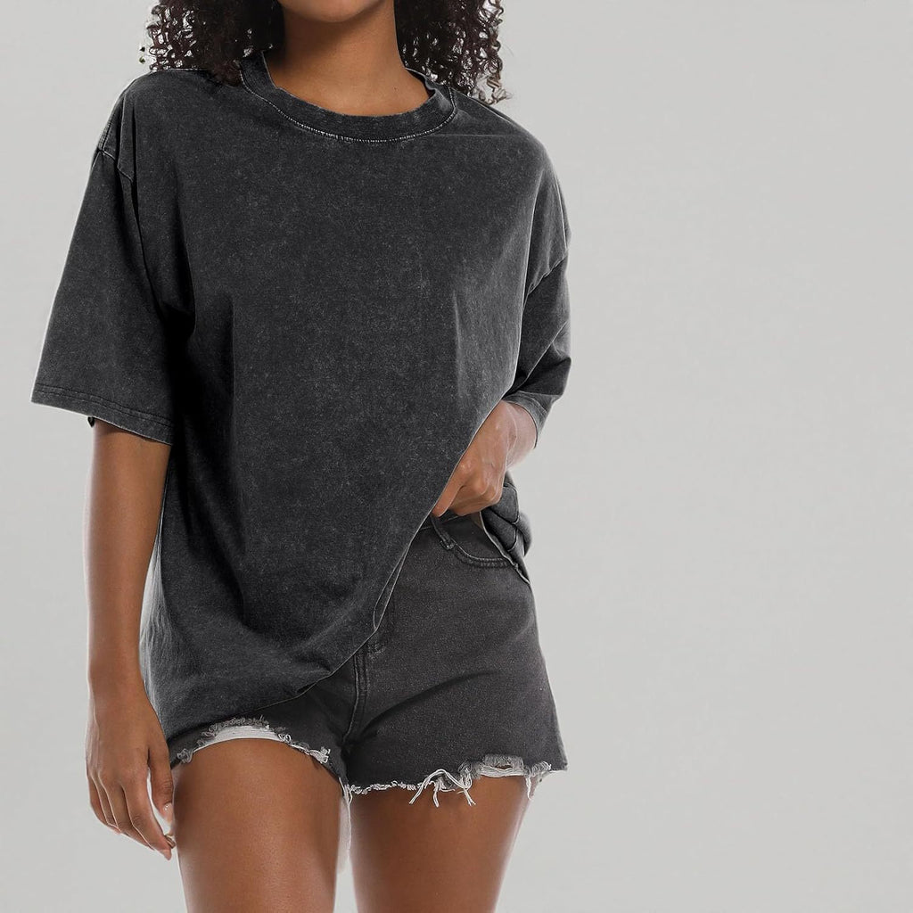 Washed Cotton Vintage T-Shirt