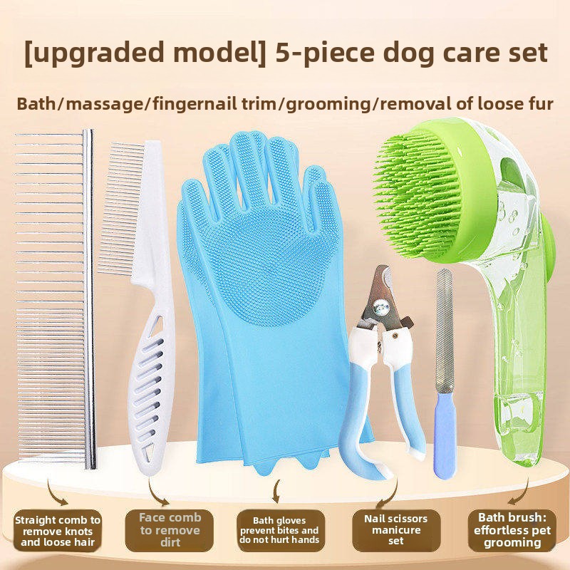 Pet Grooming and Bathing Kit