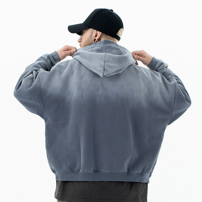 Gradient Fleece Hooded Sweatshirt